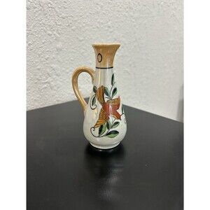 Lusterware Oil Cruet Pitcher Vintage Hand Painted in Japan Chikaramichi